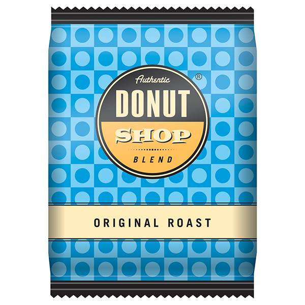 Authentic Donut Shop Blend Donut Shop Original Roast, 2.5 oz Fraction Packs, PK42 PK RI5620